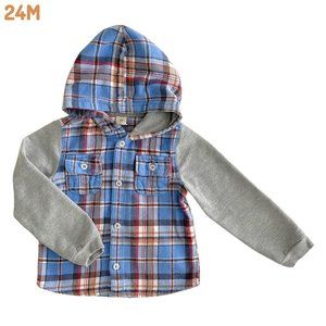 Tucker + Tate Plaid Twofer Hoodie